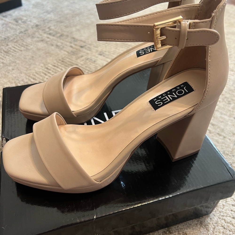 JONES NEW YORK TOREN PLATFORM DRESS SANDALS HEELS - Picture 5 of 12